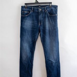 Hugo Boss Dark Blue Skinny Jeans for Men